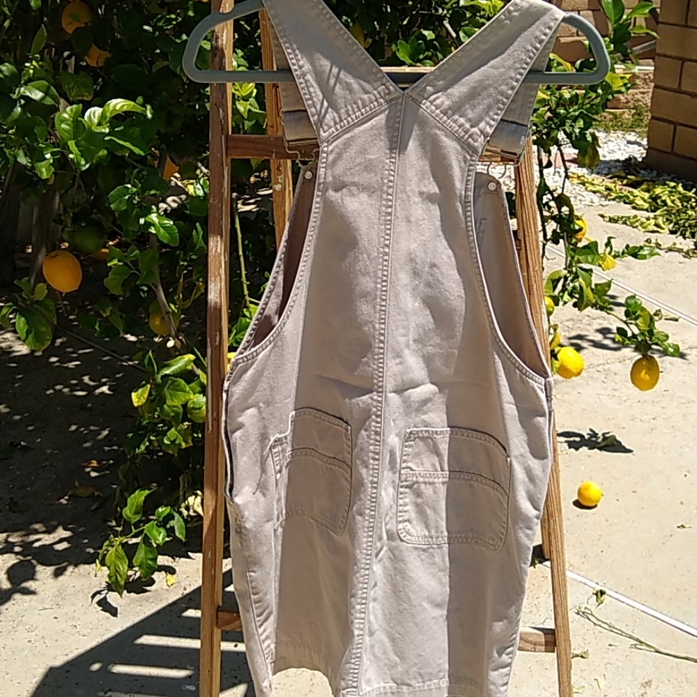 Liz Claiborne Taupe Overall Jumper- Size PM - Picture 5 of 6